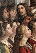 CARPACCIO, Vittore Apotheosis of St Ursula (detail) fdh oil painting reproduction